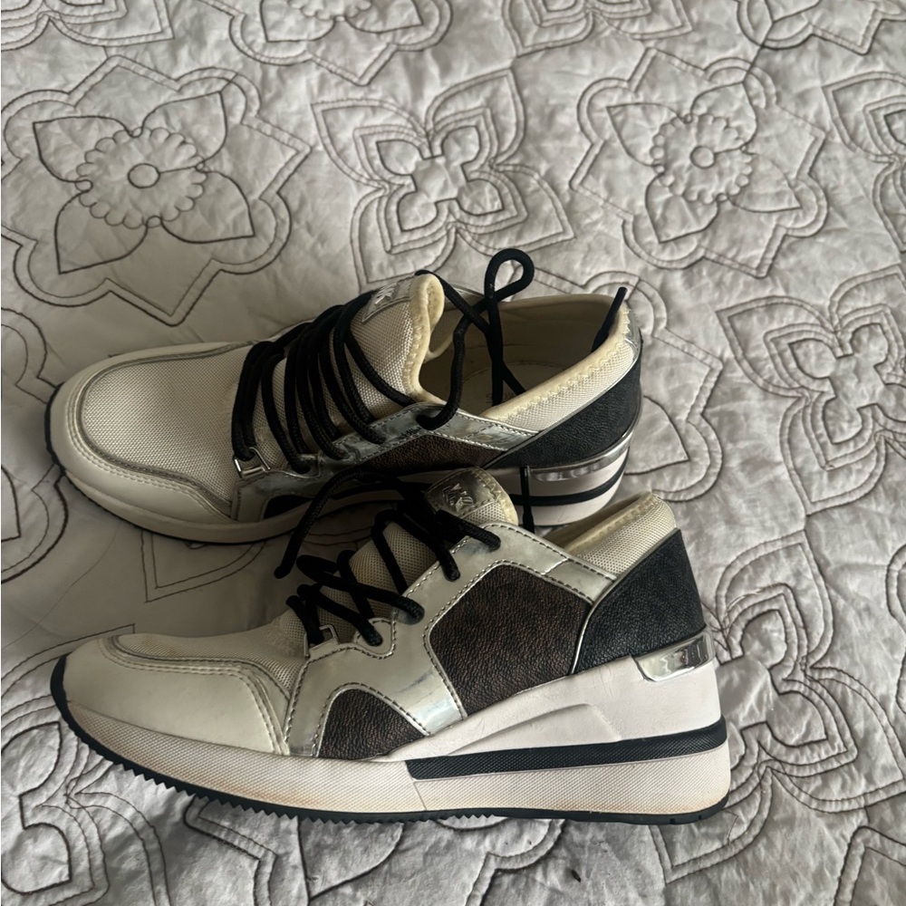 Stylish Black and White Sneakers